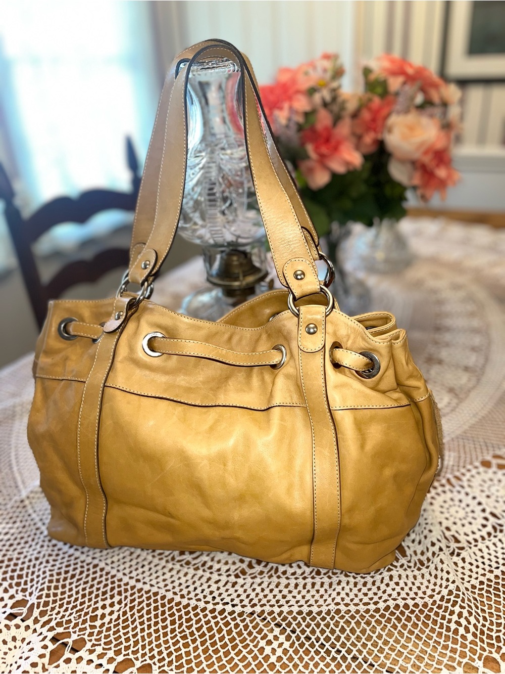 Cavalcanti Rare Large Real Leather Fringe Bag with Original Dust Bag - Picture 7 of 14